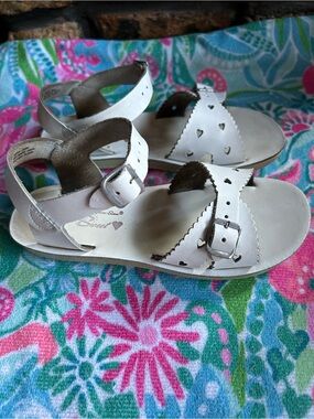 Sun-San White Sandals.
